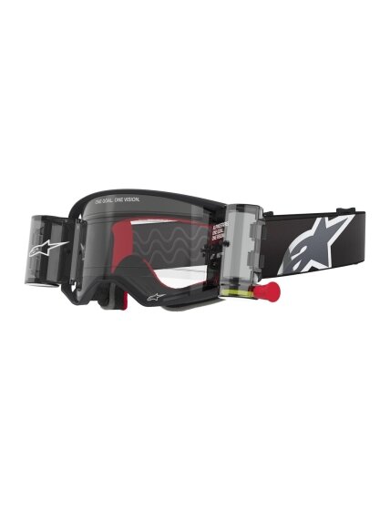 Alpinestars Goggle Supertech CORP Black/ Grey Clear ROLL-OFF