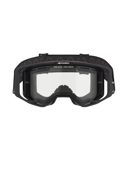 Alpinestars Goggle Vision 8 CORP DUAL PANE Black/ Clear 1