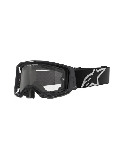 Alpinestars Goggle Vision 8 CORP DUAL PANE Black/ Clear Alpinestars Goggle Vision 8 CORP DUAL PANE Black/ Clear