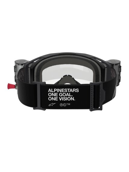 Alpinestars Goggle Vision 8 CORP Black/ Clear ROLL-OFF 1