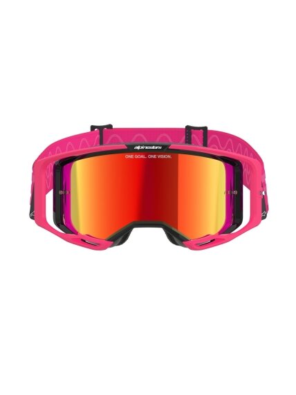 Alpinestars Goggle Vision 8 CORP PINK Mirror Red/ 1 Alpinestars Goggle Vision 8 CORP PINK Mirror Red/ 1