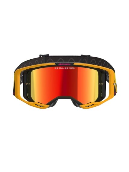 Alpinestars Goggle Vision 8 CORP YELLOW PINK Mirror Red/ 1