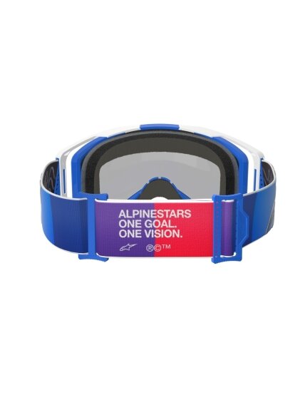 Alpinestars Goggle Vision 8 CORP BLUE WHITE Mirror BLUE 2 Alpinestars Goggle Vision 8 CORP BLUE WHITE Mirror BLUE 2