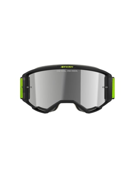 Alpinestars Goggle Vision 5 HOLLOW CHARCOAL YLLW FL Mirror SILVER 1