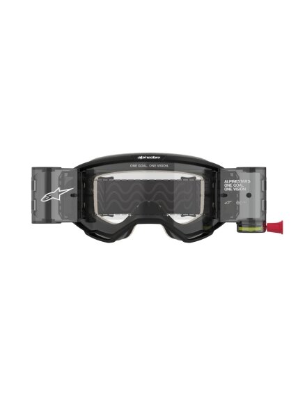 Alpinestars Goggle Vision 5 CORP Black/ Clear ROLL-OFF 1