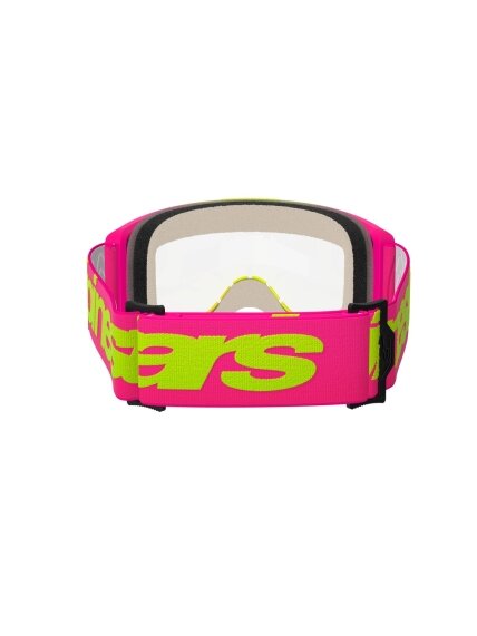 Alpinestars Goggle Vision 5 WORDMARK PINK FLUO YELLOW Clear 2 Alpinestars Goggle Vision 5 WORDMARK PINK FLUO YELLOW Clear 2