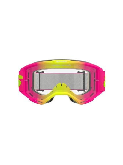 Alpinestars Goggle Vision 5 WORDMARK PINK FLUO YELLOW Clear 1