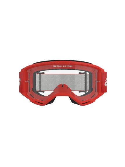 Alpinestars Goggle Vision 3 WORDMARK Red/ Clear 1