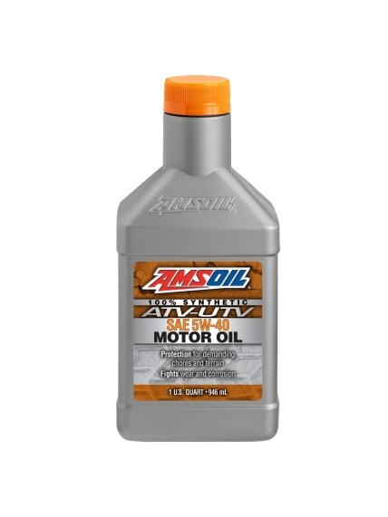 Amsoil 5W-40 Synthetic ATV/UTV Motor Oil 946ml Amsoil 5W-40 Synthetic ATV/UTV Motor Oil 946ml