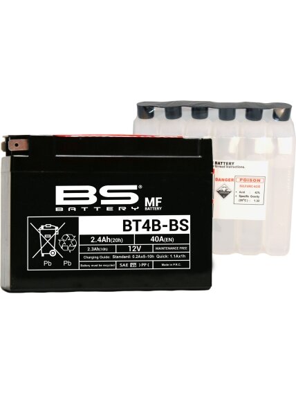 BS Battery BT4B-BS MF (cp) Maintenance Free BS Battery BT4B-BS MF (cp) Maintenance Free