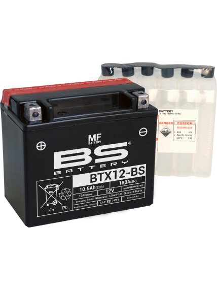 BS Battery BTX12-BS MF (cp) Maintenance Free BS Battery BTX12-BS MF (cp) Maintenance Free