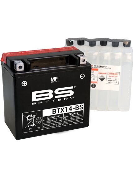 BS Battery BTX14-BS MF (cp) Maintenance Free BS Battery BTX14-BS MF (cp) Maintenance Free
