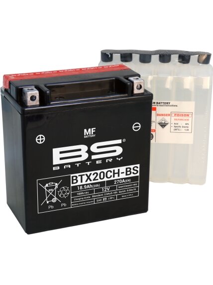 BS Battery BTX20CH-BS MF (cp) Maintenance Free BS Battery BTX20CH-BS MF (cp) Maintenance Free