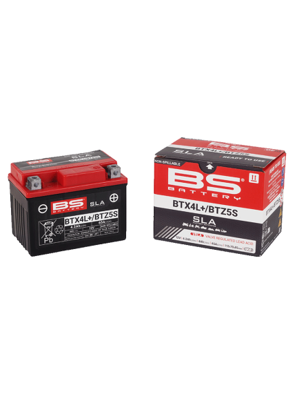 BS Battery BTX4L+/BTZ5S (FA) SLA - Sealed & Activated 1 BS Battery BTX4L+/BTZ5S (FA) SLA - Sealed & Activated 1