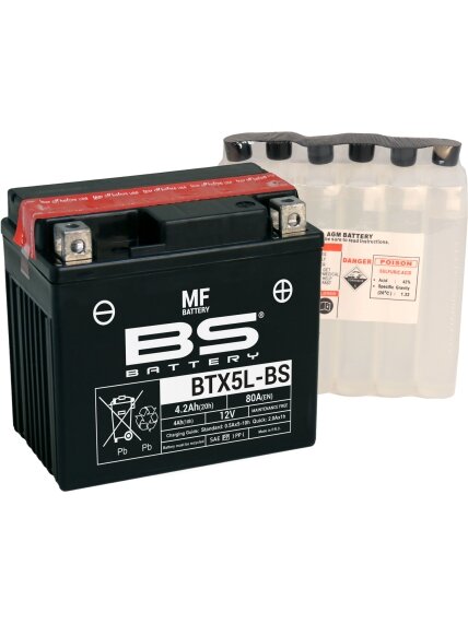 BS Battery BTX5L-BS MF (cp) Maintenance Free BS Battery BTX5L-BS MF (cp) Maintenance Free