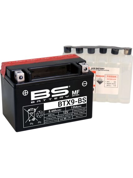 BS Battery BTX9-BS MF (cp) Maintenance Free BS Battery BTX9-BS MF (cp) Maintenance Free