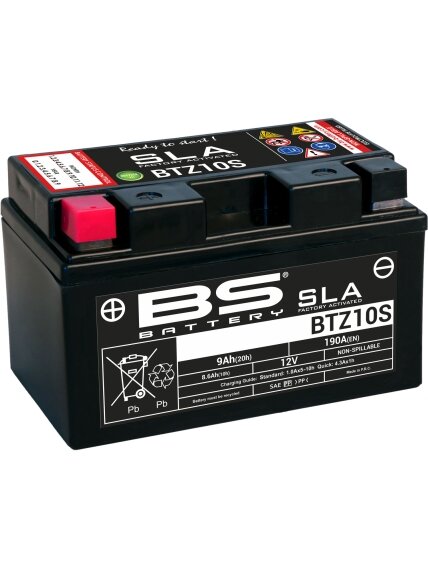 BS Battery BTZ10S (FA) SLA - Sealed & Activated BS Battery BTZ10S (FA) SLA - Sealed & Activated