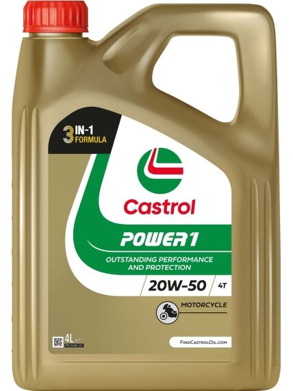 Castrol Power1 4T 20W-50 4L (4) Castrol Power1 4T 20W-50 4L (4)