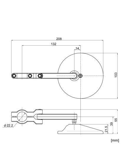 Daytona D-Mirror-18 E-approved 8