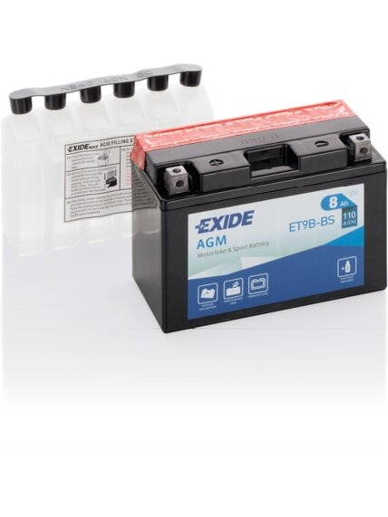 Exide battery ET9B-BS Exide battery ET9B-BS