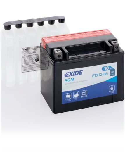 Exide battery ETX12-BS Exide battery ETX12-BS