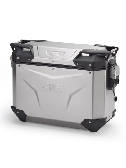 Givi Trekker Outback EVO alum. side-case left 37 ltr sold without lock Givi Trekker Outback EVO alum. side-case left 37 ltr sold without lock