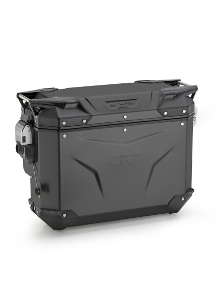 Givi Trekker Outback EVO Cam-Side Black alum. right 33 ltr sold without lock Givi Trekker Outback EVO Cam-Side Black alum. right 33 ltr sold without lock
