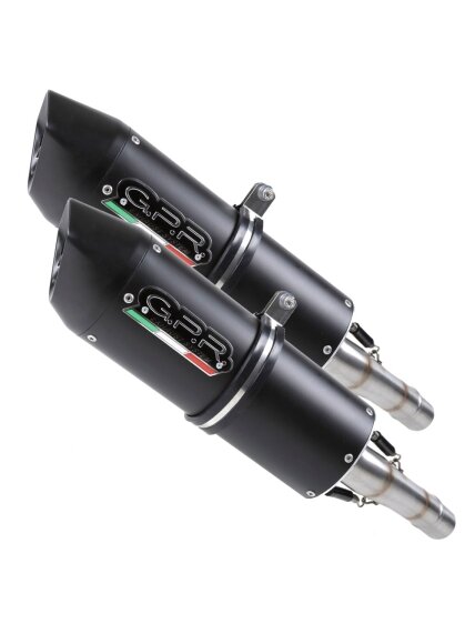 GPR Honda Vtr 1000 F Firestorm 1997/07 Pair EC-Approv. slip-on exhaust Furore Ne