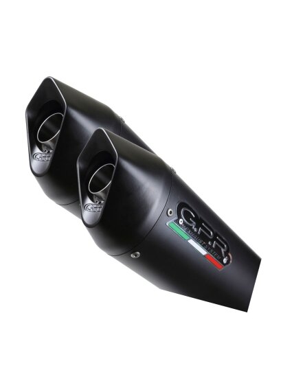 GPR Honda Vtr 1000 F Firestorm 1997/07 Pair EC-Approv. slip-on exhaust Furore Ne 1