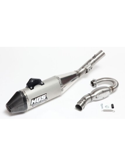 HGS Exhaust system 4T Complete Grey Carbon KX250F 25-.. HGS Exhaust system 4T Complete Grey Carbon KX250F 25-..
