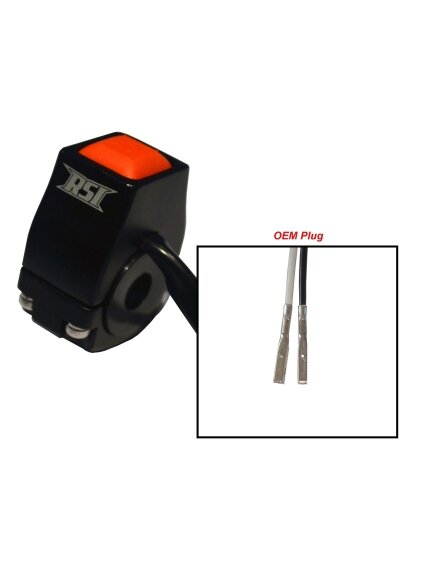 RSI Kill Switch push button alu with OEM terminals BRP Gen 4 2-strokes RSI Kill Switch push button alu with OEM terminals BRP Gen 4 2-strokes