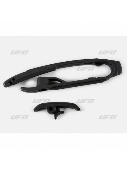 UFO Swingarm chain slider CR125 95-97CR250 95-96 Black 001 UFO Swingarm chain slider CR125 95-97CR250 95-96 Black 001