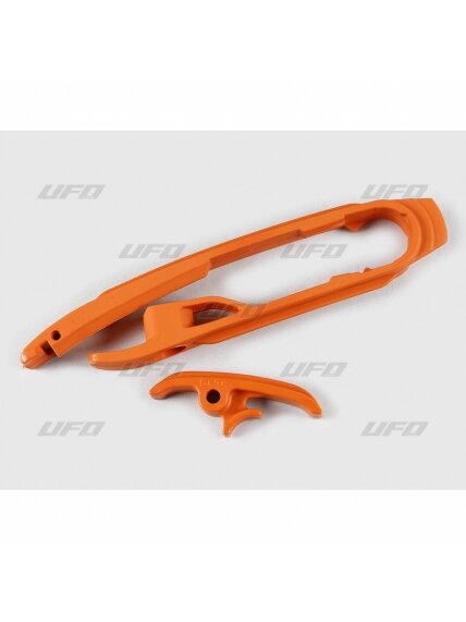 UFO Chain slider KTM125- EXC 08- SX/SXF 07-10 Orange 127 UFO Chain slider KTM125- EXC 08- SX/SXF 07-10 Orange 127