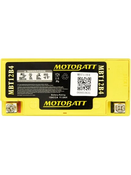 Motobatt MBT12B4 battery 2