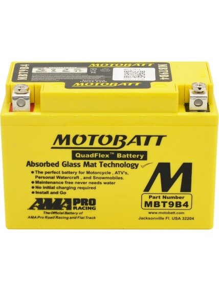 Motobatt MBT9B4 battery 2