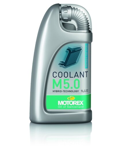 Motorex Coolant M5.0 Ready To Use 1 ltr (10) green/blue colour Motorex Coolant M5.0 Ready To Use 1 ltr (10) green/blue colour