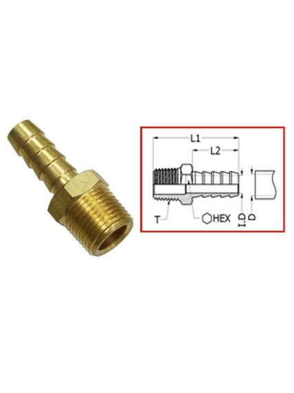 Sea-X connector Universal 1/4 NPT x 3/8 Sea-X connector Universal 1/4 NPT x 3/8