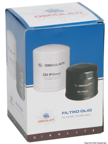 Osculati Mercury Verado oil filter 4 cylinders Osculati Mercury Verado oil filter 4 cylinders