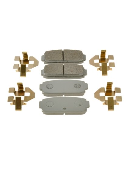Brake pads, Rear, Ligier (1417708) / Microcar (1403882) , (2 pr) Brake pads, Rear, Ligier (1417708) / Microcar (1403882) , (2 pr)