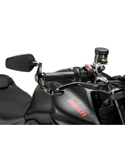 Puig Protector Brake Lever With Rearview Mirror Pro Puig Protector Brake Lever With Rearview Mirror Pro