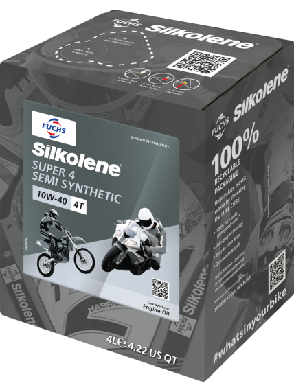 Silkolene Super 4 10W-40 4L CUBE (4) Silkolene Super 4 10W-40 4L CUBE (4)