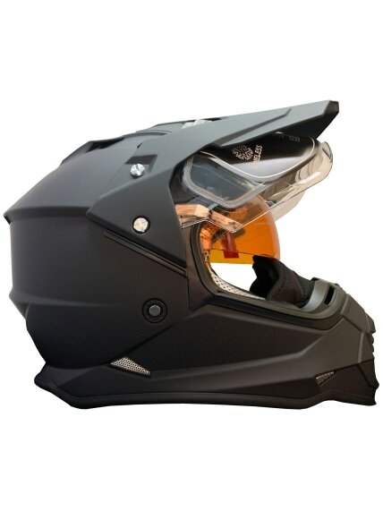 Timeless SnowTrail Snowmobile helmet, Adventure mattblack Timeless SnowTrail Snowmobile helmet, Adventure mattblack