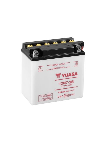 Yuasa Battery 12N7-3B (cp) with acidpack (4) Yuasa Battery 12N7-3B (cp) with acidpack (4)