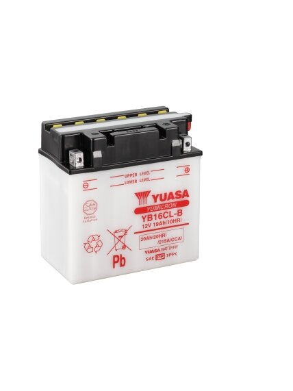 Yuasa BatteryYB16CL-B (cp) with acidpack (2) Yuasa BatteryYB16CL-B (cp) with acidpack (2)