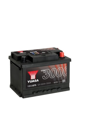 Yuasa YBX3075 12V 60Ah 550A SMF Battery Note: Pallet cargo (18) Yuasa YBX3075 12V 60Ah 550A SMF Battery Note: Pallet cargo (18)