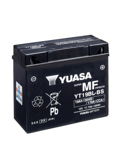 Yuasa BatteryYT19BL(WC) filled with acid (4) Yuasa BatteryYT19BL(WC) filled with acid (4)