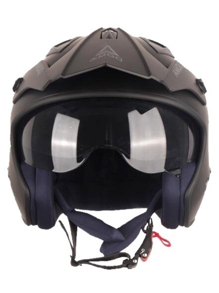AMOQ Blister Jet Helmet Black 1 AMOQ Blister Jet Helmet Black 1