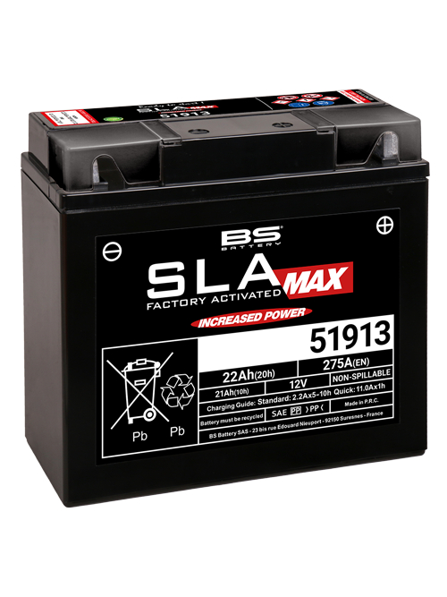 BS Battery 51913 (FA) SLA MAX - Sealed & Activated BS Battery 51913 (FA) SLA MAX - Sealed & Activated