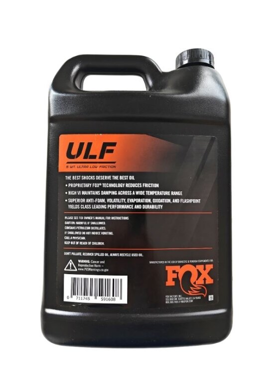 Fox Suspension oil 5WT ULF 1 Gallon [3785ml] 1