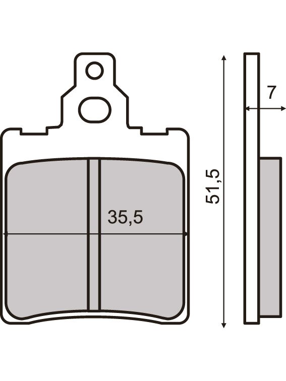 Brake pads Rear 1